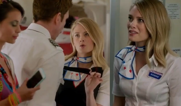 Photo of Kim Matula in the FOX sitcom LA to Vegas